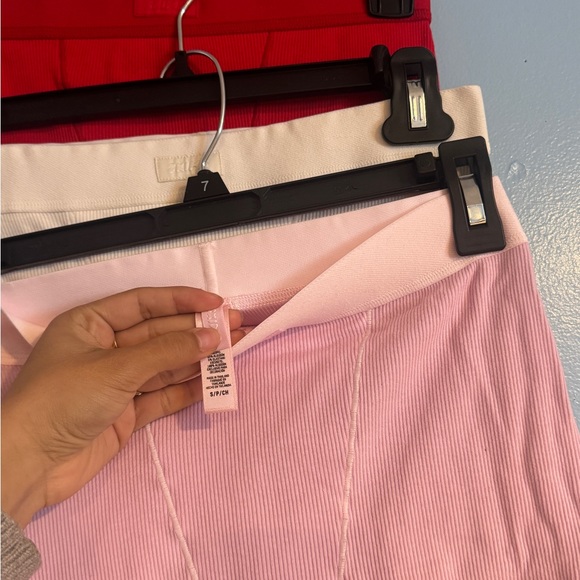 SKIMS Cotton Rib Boxer Red Multi Set - Picture 3 of 3